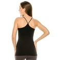 thumbnail image 1 of Kurve by Idea American Made Y-Back Spaghetti Strap Basic Cami, UV Protective Fabric UPF 50+ (Made with Love in The USA), 1 of 3