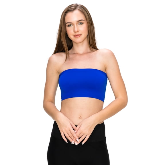 Kurve by Idea Seamless Mini Bandeau Strapless Tube Top Bra, Made in USA