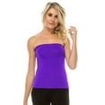 thumbnail image 1 of Kurve by Idea Seamless women's Seamless Stretch Side Ribbing Medium Length Tube Top, UV Protective Fabric, UPF 50+, Made in USA, 1 of 3