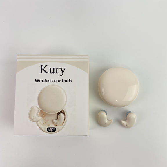 Kury Wireless ear buds,Wireless Earbuds V5.3, 120H Playtime, Bluetooth Earbuds for Small Ear, IPX7 Waterproof Running Headphones, Deep Bass