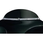 Kuryakyn 1198 Motorcycle Accent Accessory Zombie Skull Windshield Trim for 1996-2013 Harley-Davidson Motorcycles, Chrome