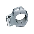 thumbnail image 1 of Kuryakyn 1420 Motorcycle Handlebar Accessory: Universal Mount Clamp for Motorcycles with 1" Diameter Bars (Accepts 5/16" Mounting Hardware), Chrome, Pack of 1, 1 of 2