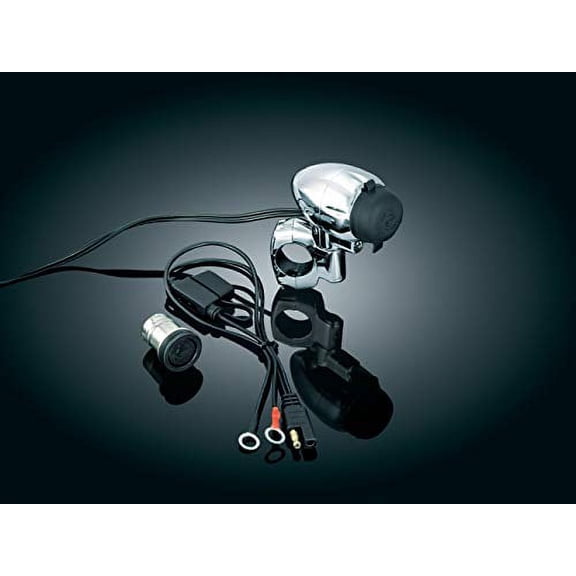 Kuryakyn 1423 Motorcycle Handlebar Accessory: Electrical Power Point/Device