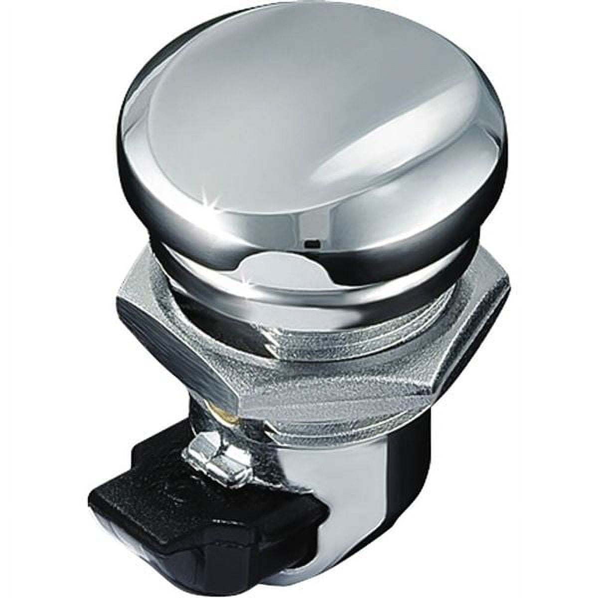 Kuryakyn 1467 Motorcycle Accessory Push Button Fuel Door/Panel Latch