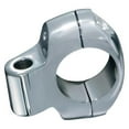 thumbnail image 1 of Kuryakyn 1468 Motorcycle Handlebar Accessory: Universal Mount Clamp for Motorcycles with 1-1/4" Diameter Bars (Accepts 5/16" Mounting Hardware), Chrome, Pack of 1, 1 of 2