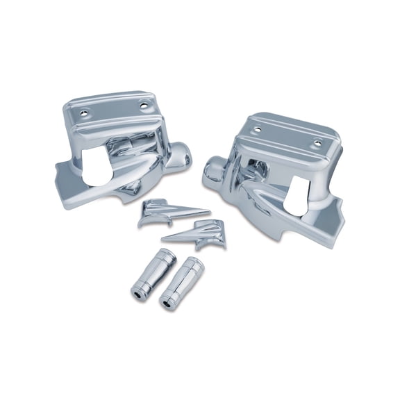 Kuryakyn 1739 Brake and Clutch Control Dress-up Kit Chrome