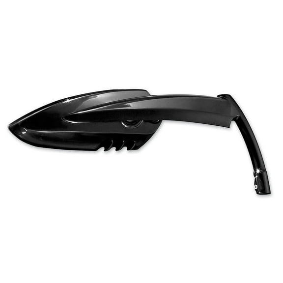 Kuryakyn 1760 Gloss Black Scythe Mirror