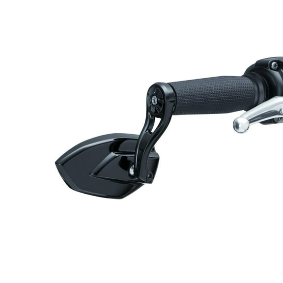 Kuryakyn 1959 Phantom Bar End Mirrors - Gloss Black - Pair