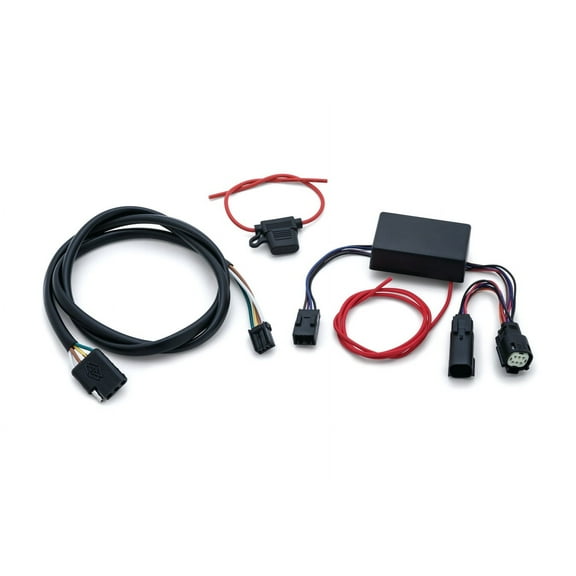 Kuryakyn 2598 Motorcycle Accessory: Plug & Play Trailer Wiring with Relay Harness for 2014-19 Harley-Davidson FLHR/Police Motorcycles with 4-Wire Trailer