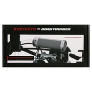 Kuryakyn 2720 MTX Road Thunder Weather Resistant Motorcycle Sound Bar Plus 300 Watt Handlebar Mounted Audio Speakers with Bluetooth, USB Power Charger, Satin Black