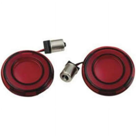 Kuryakyn 2908 Rear Tracer LED Turn Signal Conversion Red Light for 2003-2009 Harley-Davidson Dyna
