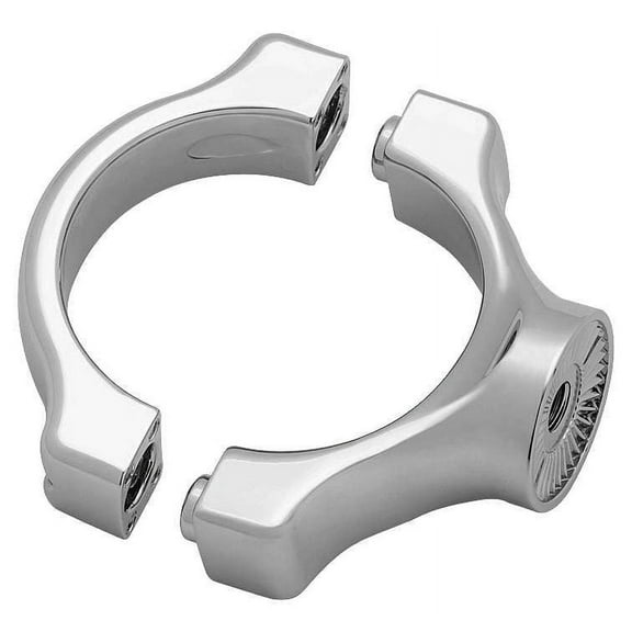 Kuryakyn Chrome Mount Clamp for Side Mount License Plate Holders (3124)