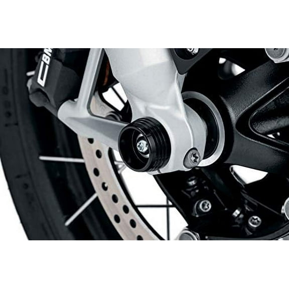 Kuryakyn 3804 Motorcycle Accent Accessory: Lodestar Front Axle Slider for 2013-20 BMW R 1200 and 1250, Black, 1 Pair