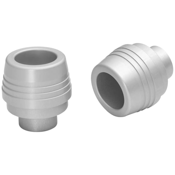 Kuryakyn Lodestar Silver Handlebar Bar End Sliders (3806)