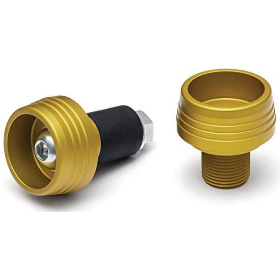 Kuryakyn 3810 Lodestar Front Axle Sliders - Gold