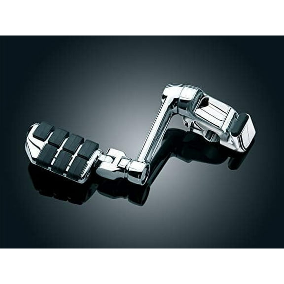 Kuryakyn 4056 Motorcycle Foot Controls: Ergo II Cruise Mounts with Dually ISO Pegs and 6" Arms for Honda Gold Wing, Valkyrie Motorcycles, Chrome, 1 Pair