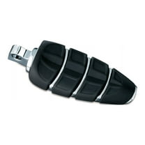 Kuryakyn 4316 Motorcycle Footpegs: Kinetic Pegs with Male Mount Adapters, Chrome, 1 Pair