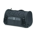 thumbnail image 1 of Kuryakyn 5213 Momentum Rambler Motorcycle Travel Luggage: Weather Resistant Roll Bag with Sissy Bar Straps, Black, 1 of 3