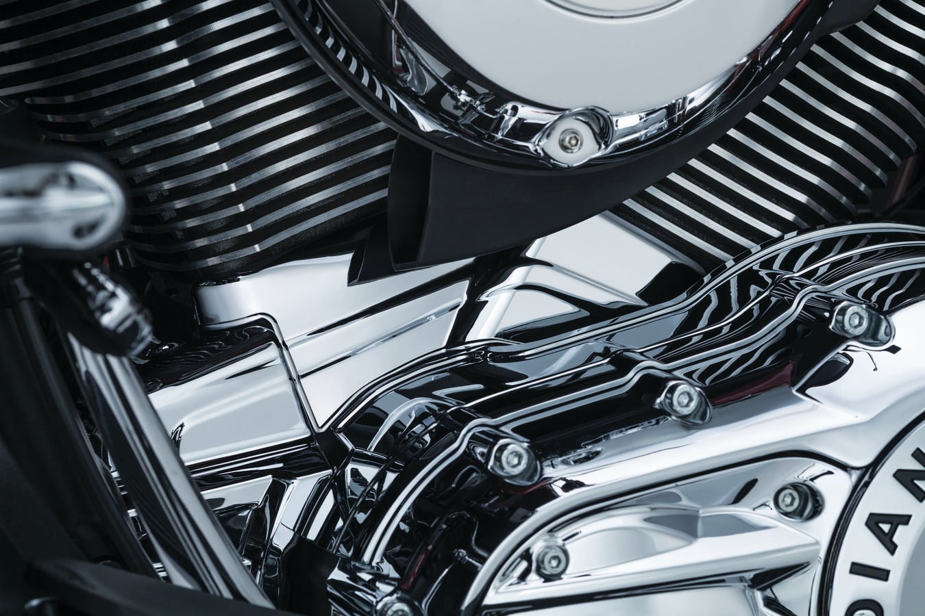 Kuryakyn 5737 Motorcycle Accent Accessory: Cylinder Base Cover for 2014-19 Indian Motorcycles, Chrome