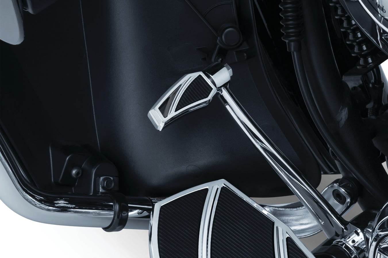 Kuryakyn 5762 Motorcycle Footpegs: Phantom Shift/Brake Peg for