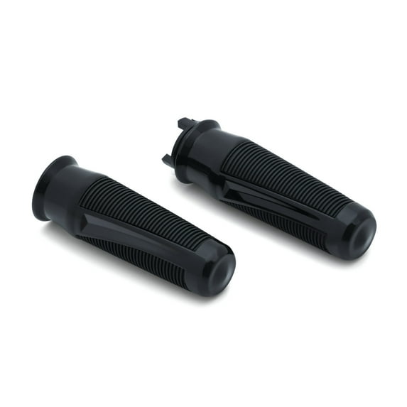 Kuryakyn 5769 Motorcycle Handlebar Accessory: Phantom Hand Grips for 2015-18 Indian Scout Motorcycles, Gloss Black, 1 Pair