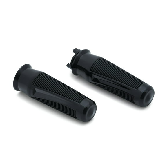 Kuryakyn 5769 Motorcycle Handlebar Accessory: Phantom Hand Grips for 2015-18 Indian Scout Motorcycles, Gloss Black, 1 Pair