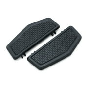 Kuryakyn 5901 Motorcycle Foot Control Component: Hex Driver Floorboards for 1983-2019 Harley-Davidson Motorcycles, Satin Black, 1 Pair