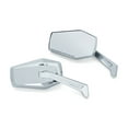 thumbnail image 1 of Kuryakyn 5918 Motorcycle Handlebar Accessory: Hex Rear View Side Mirrors, Chrome, 1 Pair, 1 of 3