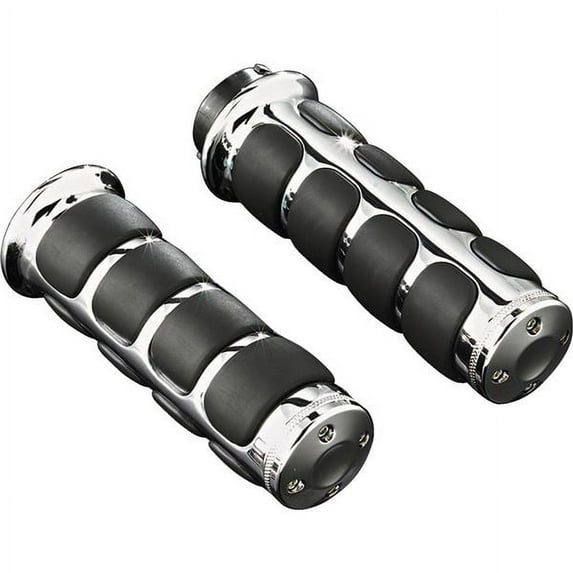 Kuryakyn ISO Chrome 7/8" Handlebar Grips (6190)