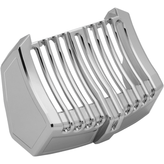 Kuryakyn 6417 Motorcycle Accent Accessory: Precision Oil Cooler Cover for 2017-19 Harley-Davidson Motorcycles, Chrome