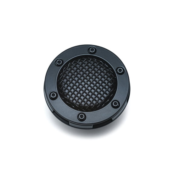 Kuryakyn 6549 Mesh Style Low-Profile Vented Fuel Tank/Gas Cap with Right-Hand Threads for 1982-2019 Harley-Davidson Motorcycles with Screw Tanks, Satin Black