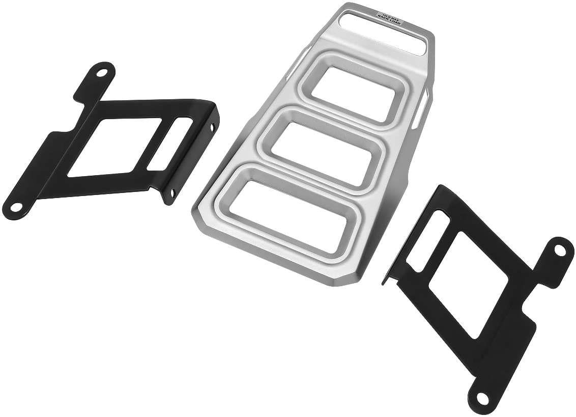 Kuryakyn 6664 Dillinger Luggage Rack - Silver