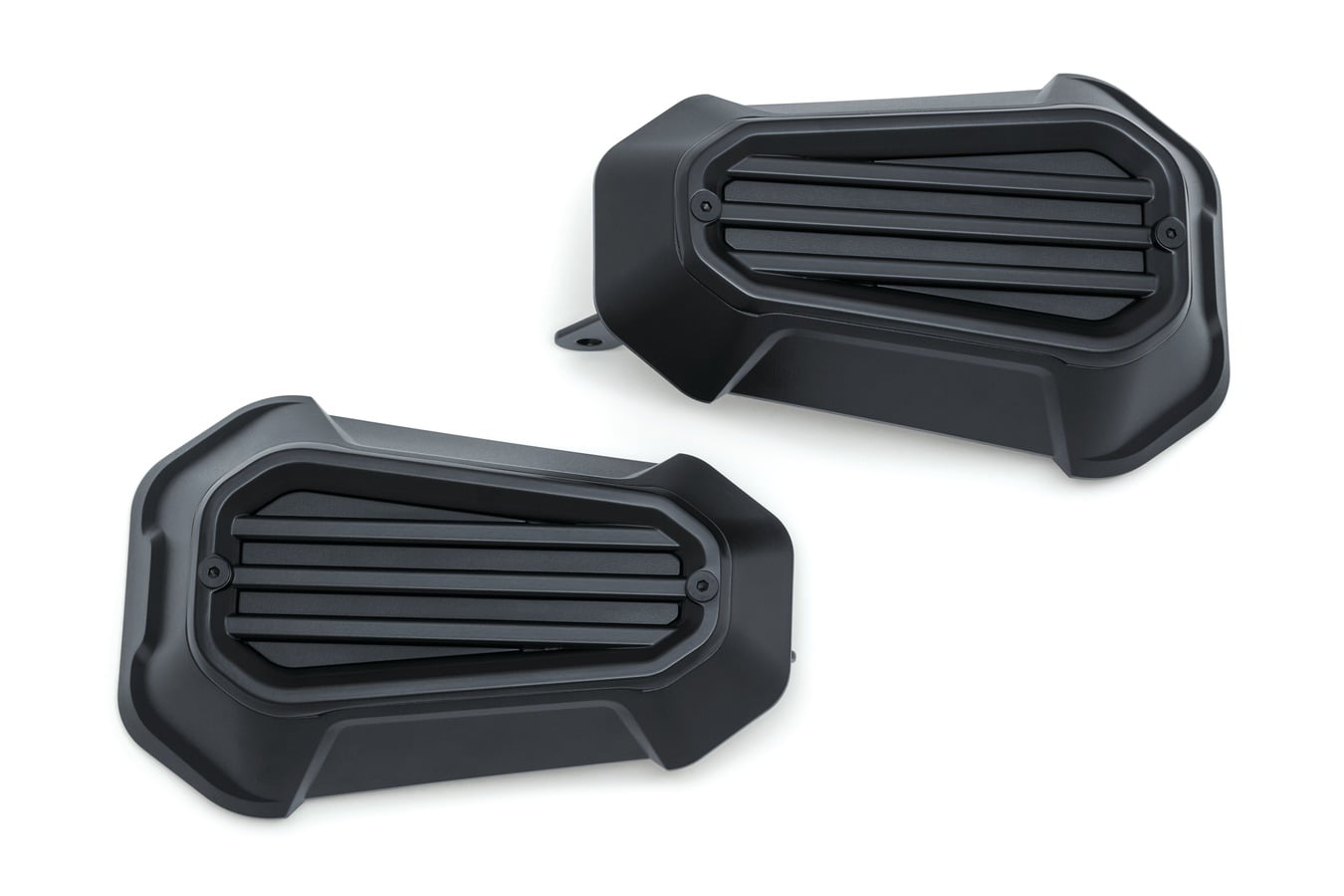 Kuryakyn 6709 Air Management Motorcycle Accessory: Dillinger Handguard Wind Deflectors for 2004-19 Harley-Davidson Sportster Motorcycles, Satin Black, 1 Pair