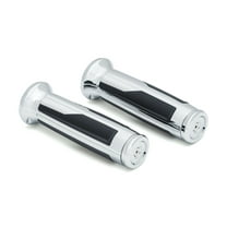 Kuryakyn 6764 Omni Handlebar Grips for Throttle and Clutch: 2018-19 Honda Gold Wing GL1800 with Heated Grips, Chrome, 1 Pair