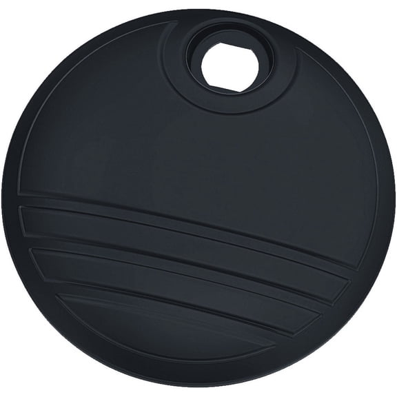 Kuryakyn 6968 Motorcycle Accent Accessory: Tri-Line Fuel Door for 2008-19 Harley-Davidson Motorcycles, Chrome