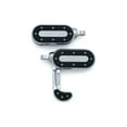 thumbnail image 1 of Kuryakyn 7027 Motorcycle Foot Control Component: Heavy Industry Switchblades with Male Mount Adapters, Chrome, 1 Pair, 1 of 1