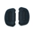 thumbnail image 1 of Kuryakyn 7044 Motorcycle Foot Control Component: Heavy Industry Passenger Floorboards for 1986-2019 Harley-Davidson Motorcycles, Satin Black, 1 Pair, 1 of 2