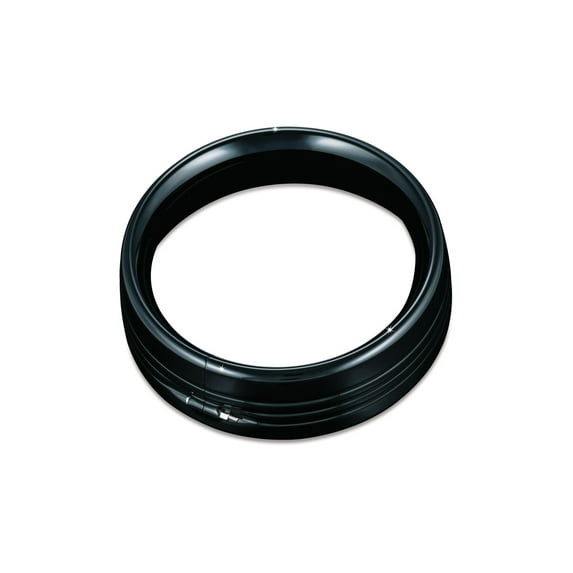 Kuryakyn 7276 Motorcycle Lighting Accessory: 7" Headlamp/Headlight Trim Ring for 1983-2019 Harley-Davidson Motorcycles, Gloss Black