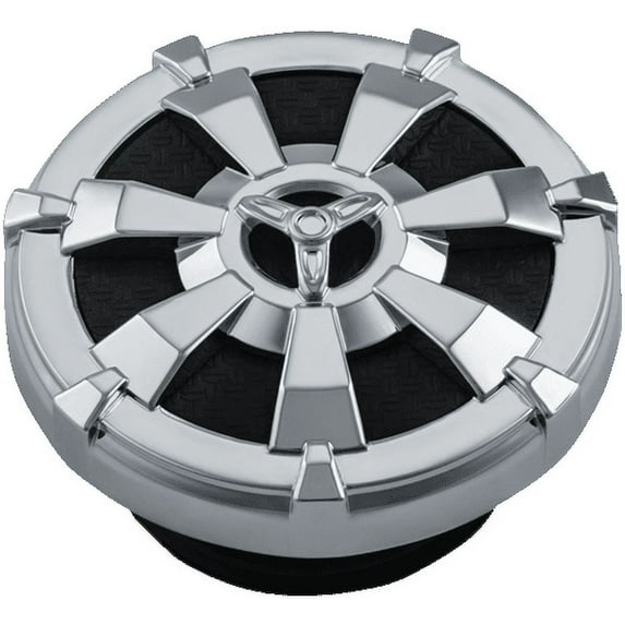 Kuryakyn 7384 Alley Cat Vented Fuel Tank/Gas Cap with Right-Hand Threads for 1982-2019 Harley-Davidson Motorcycles with Screw Tanks, Gloss Black