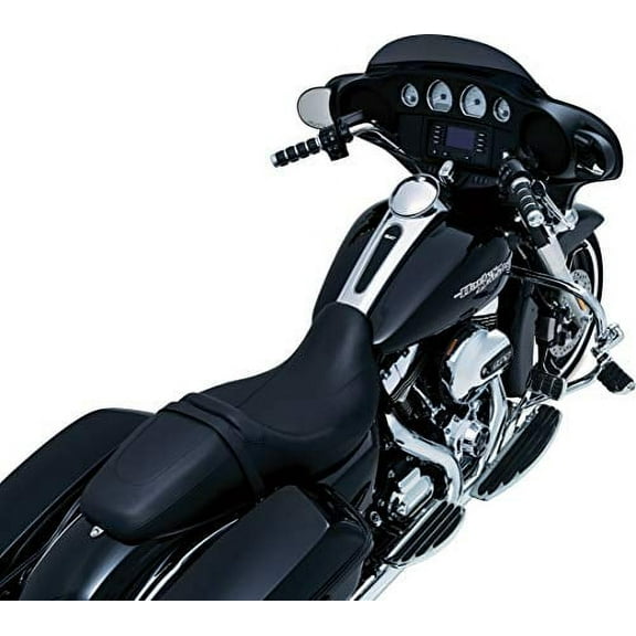 Kuryakyn 7555 Motorcycle Foot Controls: Longhorn Offset Trident Dually Highway Pegs with Magnum Quick Clamps for 1-1/4" Engine Guards/Tubing, Chrome, 1 Pair