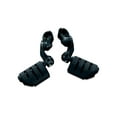 thumbnail image 1 of Kuryakyn 7583 Motorcycle Foot Controls: Tour-Tech Short Arm Cruise Mounts with Trident Dually Pegs for 1-1/4" Engine Guards/Tubing, Gloss Black, 1 Pair, 1 of 8