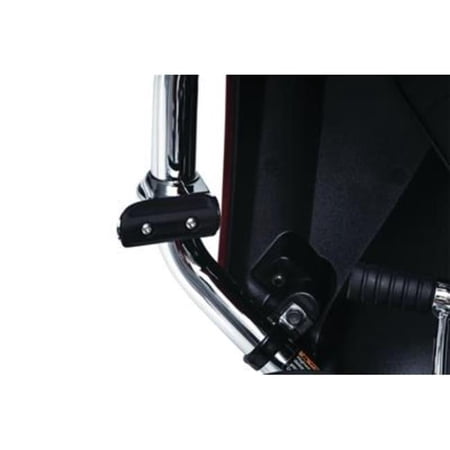 Kuryakyn 7615 Motorcycle Accessory: Universal Toe Rest Cruise Pegs for Motorcycles with 1-1/4" Round Engine Guards, Chrome, 1 Pair