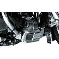thumbnail image 1 of Kuryakyn 7784 Motorcycle Accent Accessory: Oil Cooler Cover for 2011-16 Harley-Davidson Touring Motorcycles, Chrome, 1 of 2