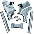 thumbnail image 1 of Kuryakyn 7832 Motorcycle Accent Accessory: Deluxe Neck Cover for 2009-13 Harley-Davidson Touring Motorcycles, Chrome, 1 Pair, 1 of 3