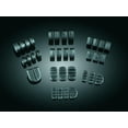 thumbnail image 1 of Kuryakyn 8011 Motorcycle Footpeg Components: Replacement Rubber Pads for ISO Shift Peg, Black, 1 of 1