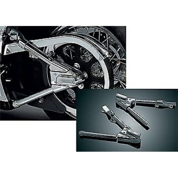 Kuryakyn 8256 Swingarm Cover Set with Unlighted Phantom Covers