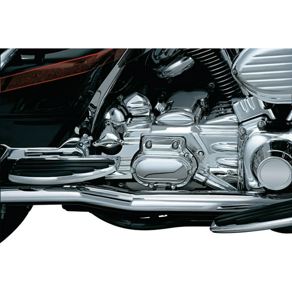 Kuryakyn 8274 Motorcycle Accessory: Rear Cylinder Base Cover Accent for 2002-06 Harley-Davidson Motorcycles, Chrome