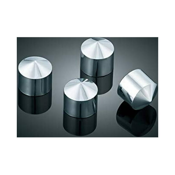 Kuryakyn 8372 Motorcycle Accent Accessory: Peaked Rocker Box Bolt Cover Cap