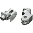 thumbnail image 1 of Kuryakyn Front Splined Chrome Footpeg Adaptor Mounts (8814), 1 of 2