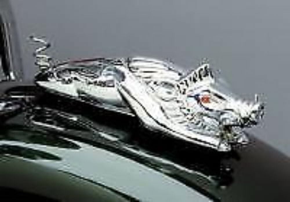 Kuryakyn Wildschwein Kotflügel Ornament Für Motorrad - Chrom Mit Beleuchteten Augen, 12V